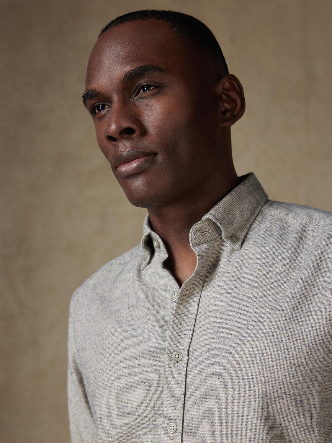 Bill Flanellhemd - Button down Kragen