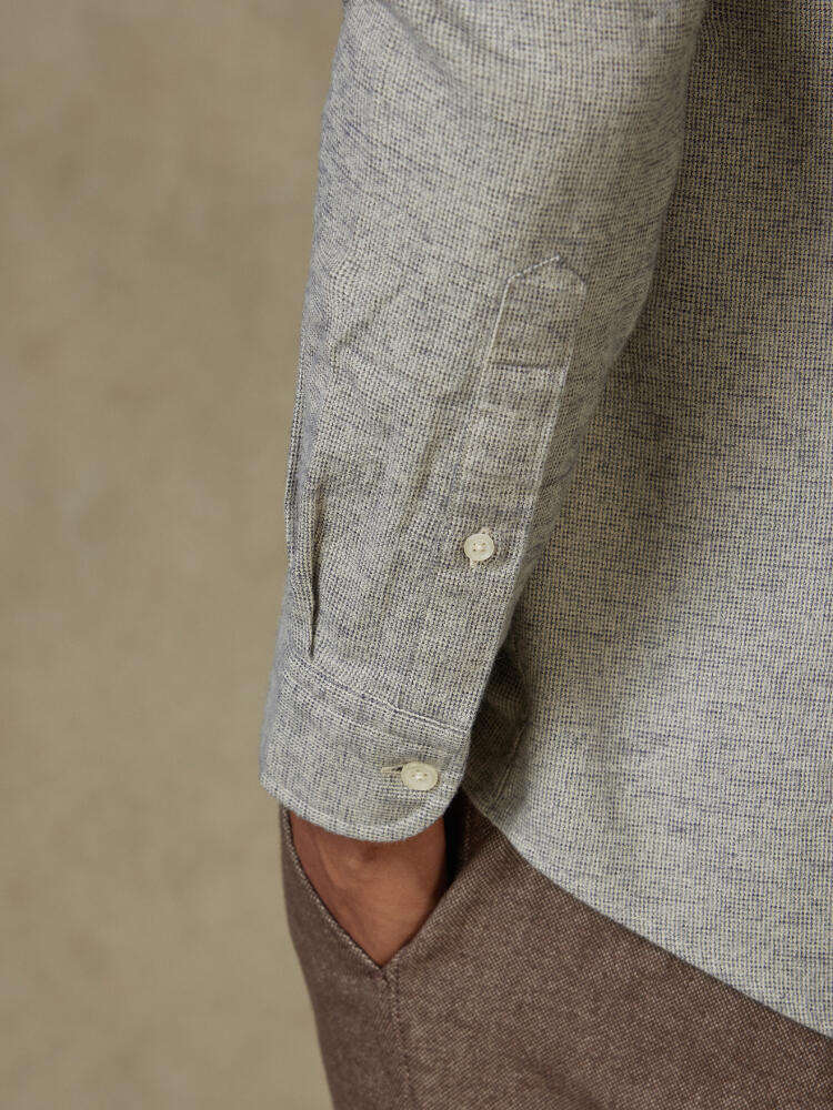 Camicia Bill in flanella - Cuello button-down