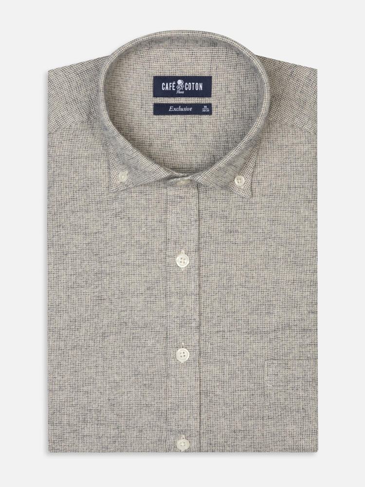 Camicia Bill in flanella - Cuello button-down