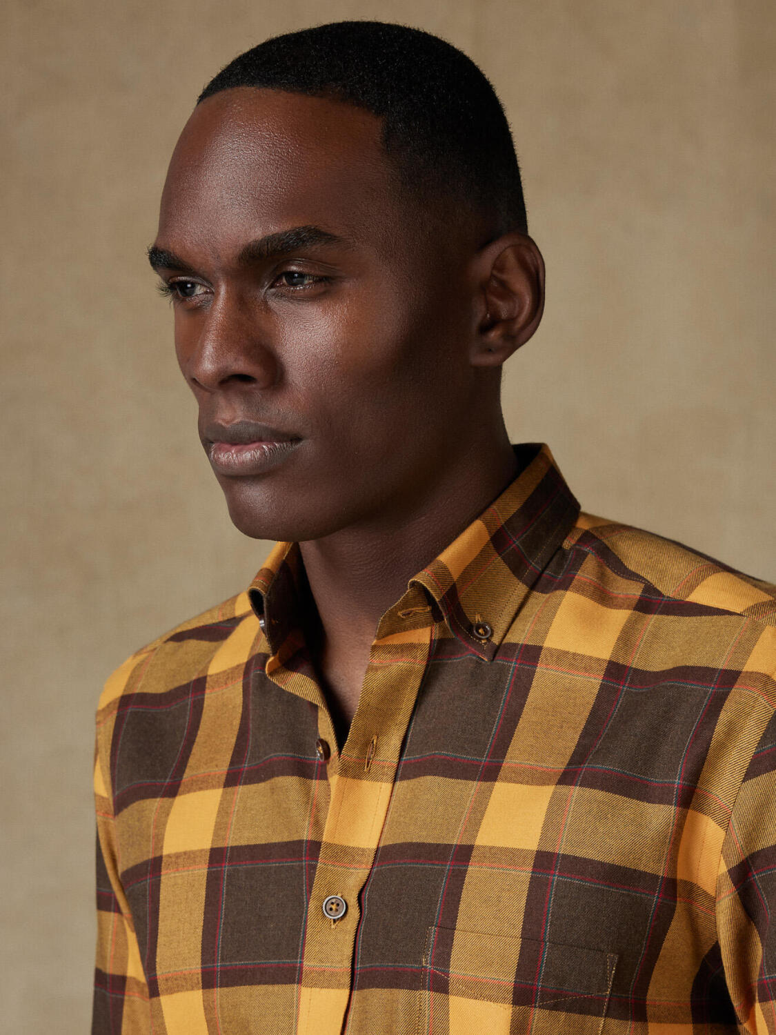 Brayden ruit overhemd - Button-down kraag