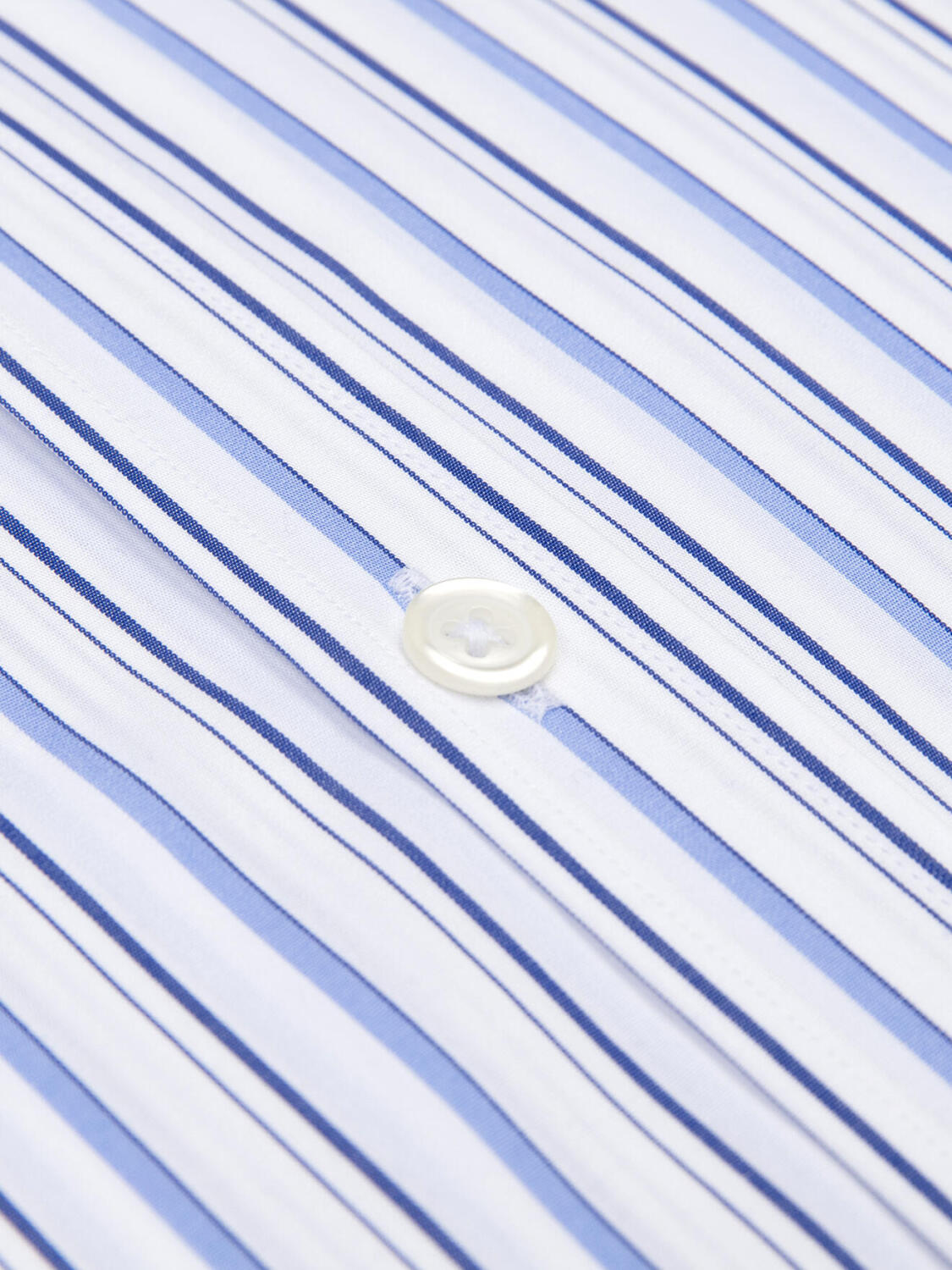 Brent Hemd mit himmelblau Streifen   - Button down Kragen