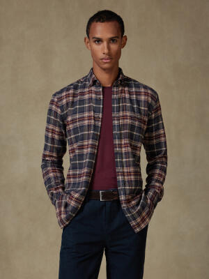 Chemise Cadell en flanelle - Col boutonné