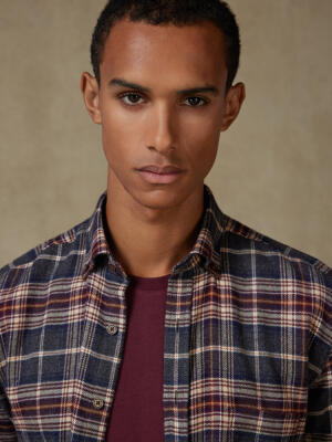Chemise Cadell en flanelle - Col boutonné