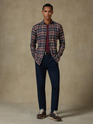 Chemise Cadell en flanelle - Col boutonné