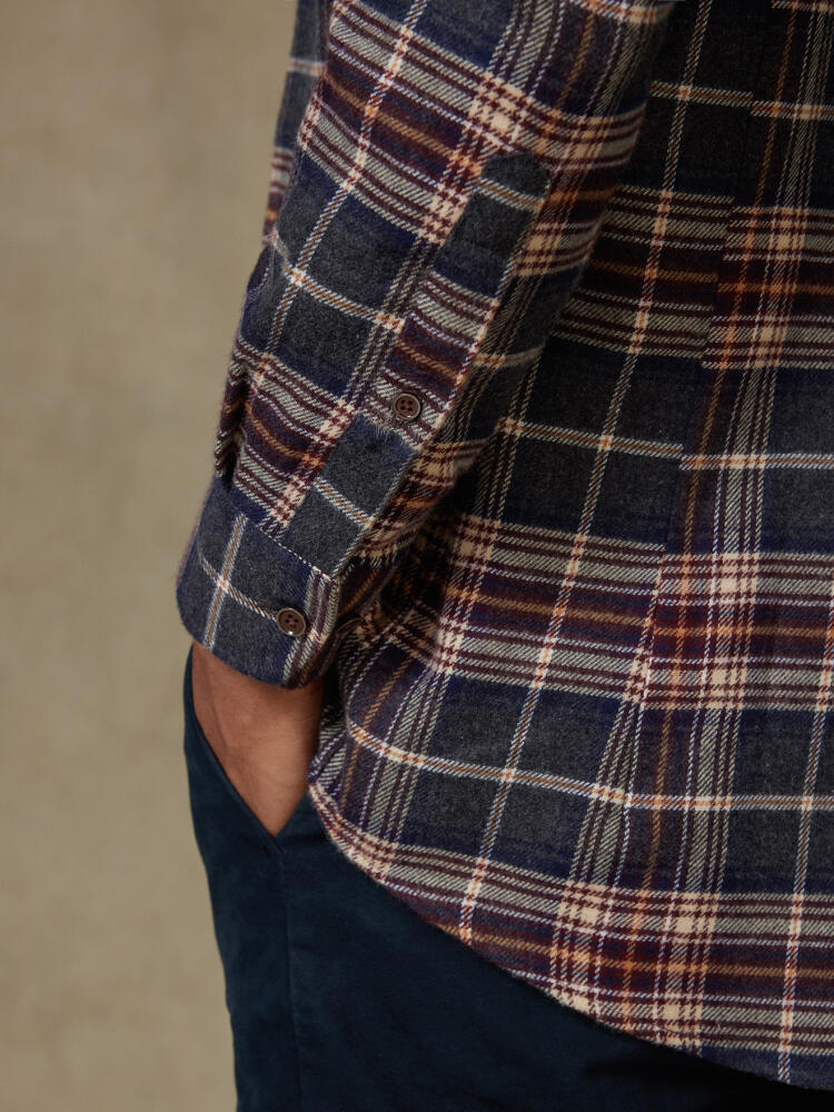 Chemise Cadell en flanelle - Col boutonné