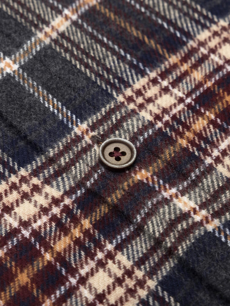 Chemise Cadell en flanelle - Col boutonné
