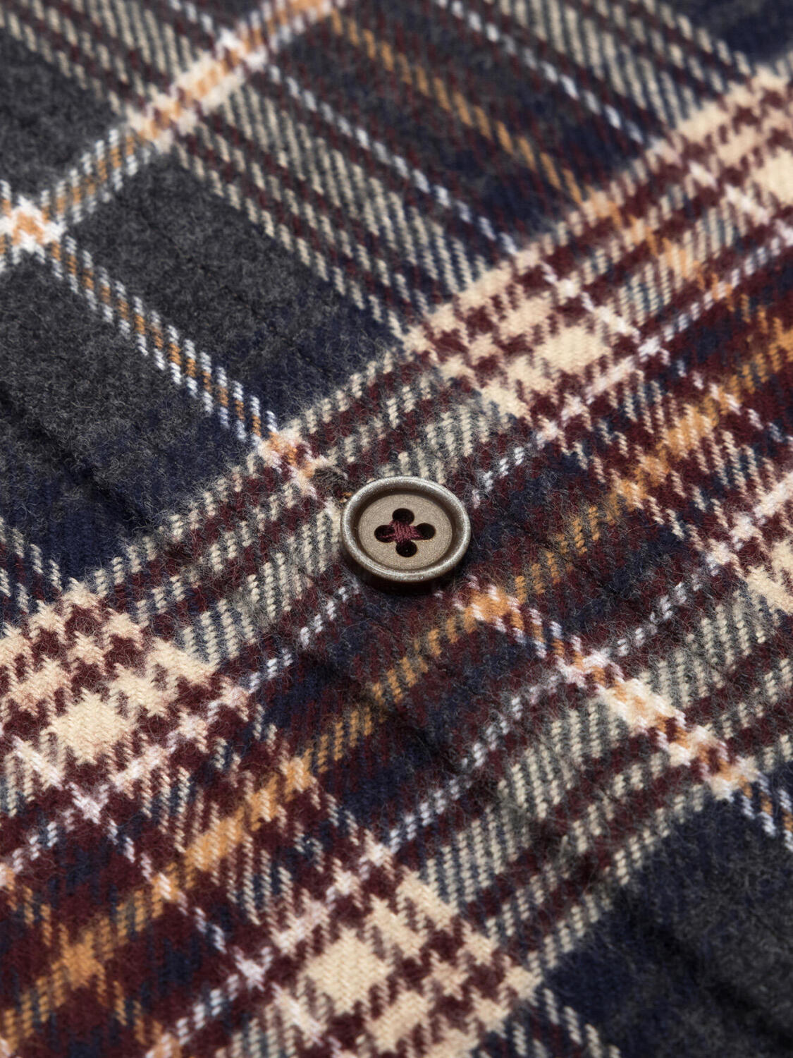 Chemise Cadell en flanelle - Col boutonné