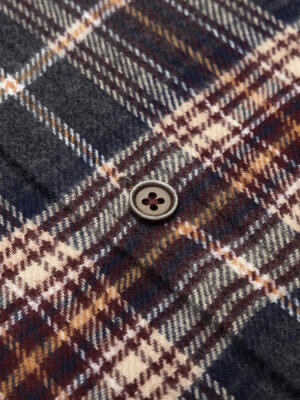Chemise Cadell en flanelle - Col boutonné