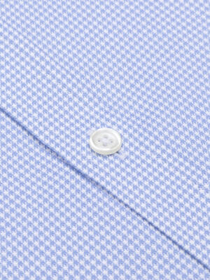 Calder Lichtblauw Twill Overhemd - Button-down kraag