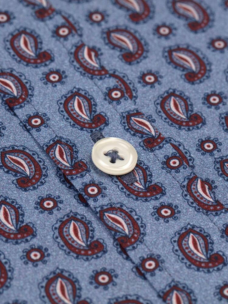 Chemise Chase à motifs cachemire - Col Boutonné