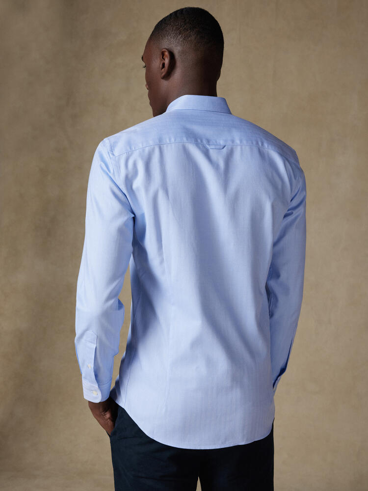 Button down Herringbone shirt - Blue sky