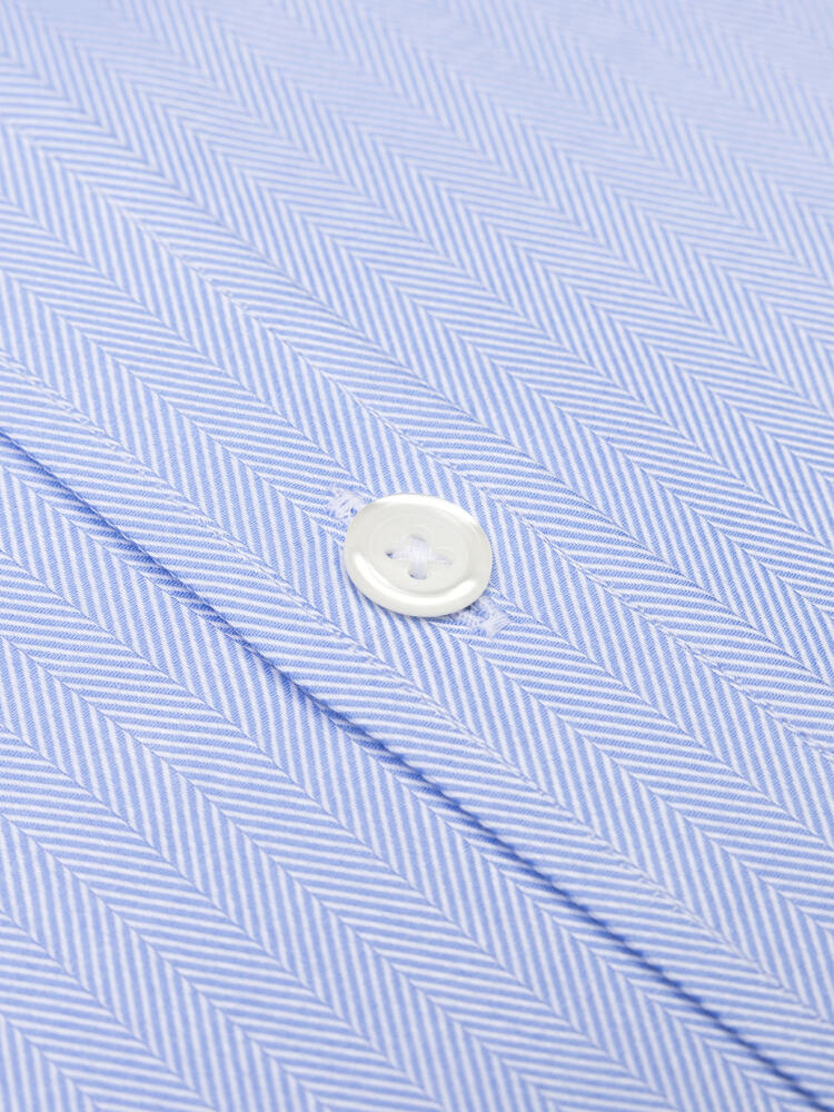 Camicia cielo spigata - Con buttoncini