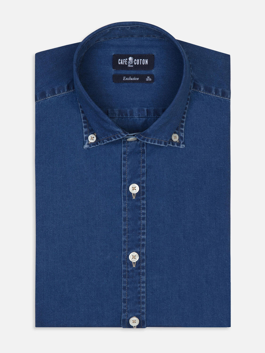Chemise Clare en denim - Col Boutonné
