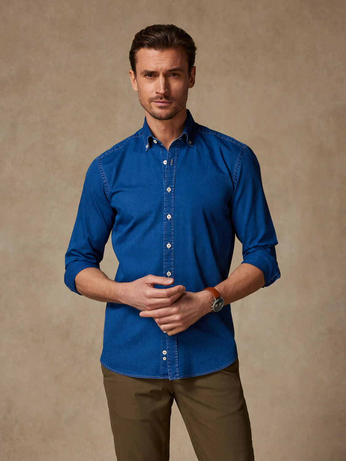 Chemise Clare en denim - Col Boutonné