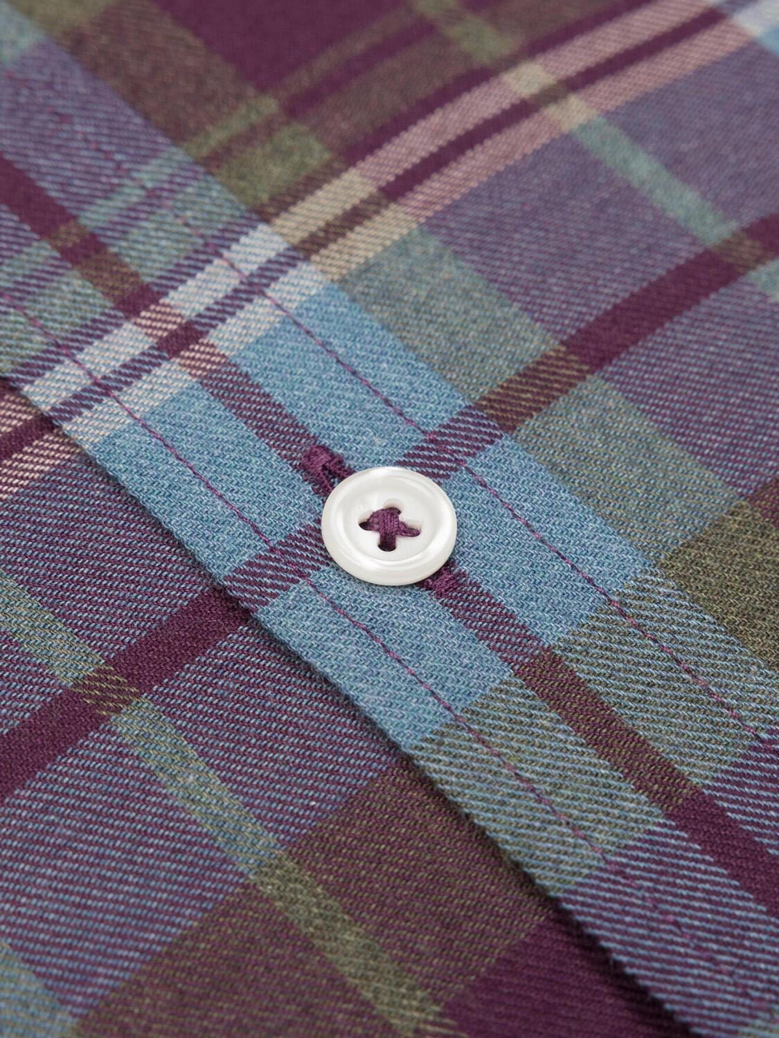 Clayton ruit overhemd - Button-down kraag