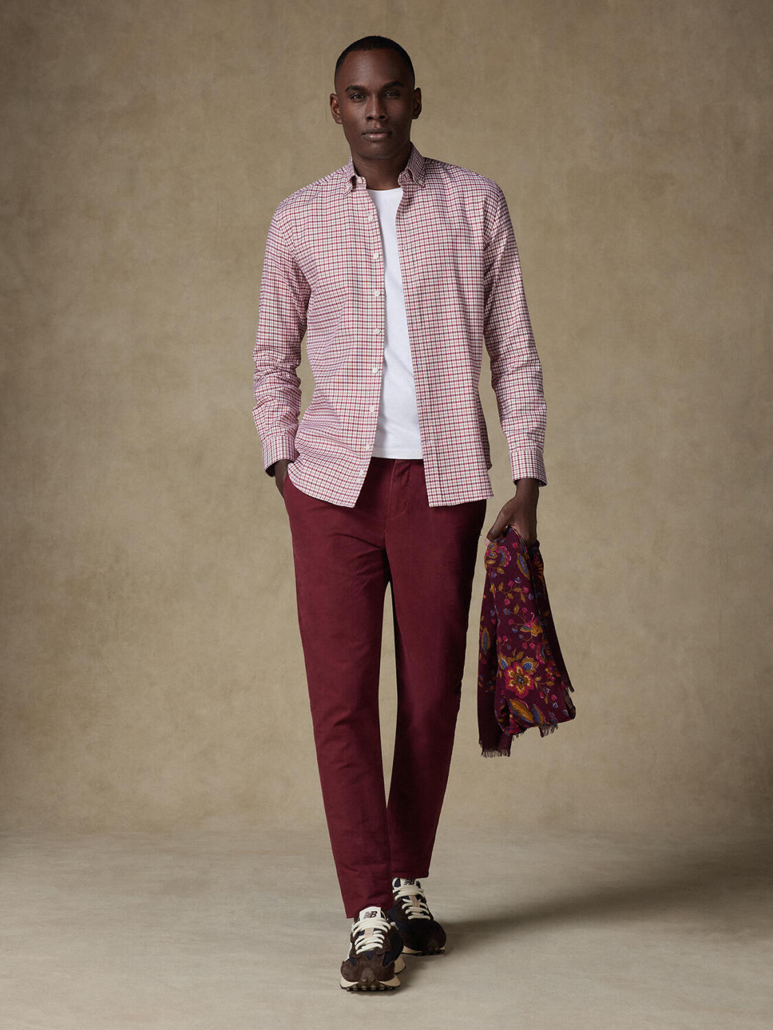 Conory geruit overhemd - Button down Kraag