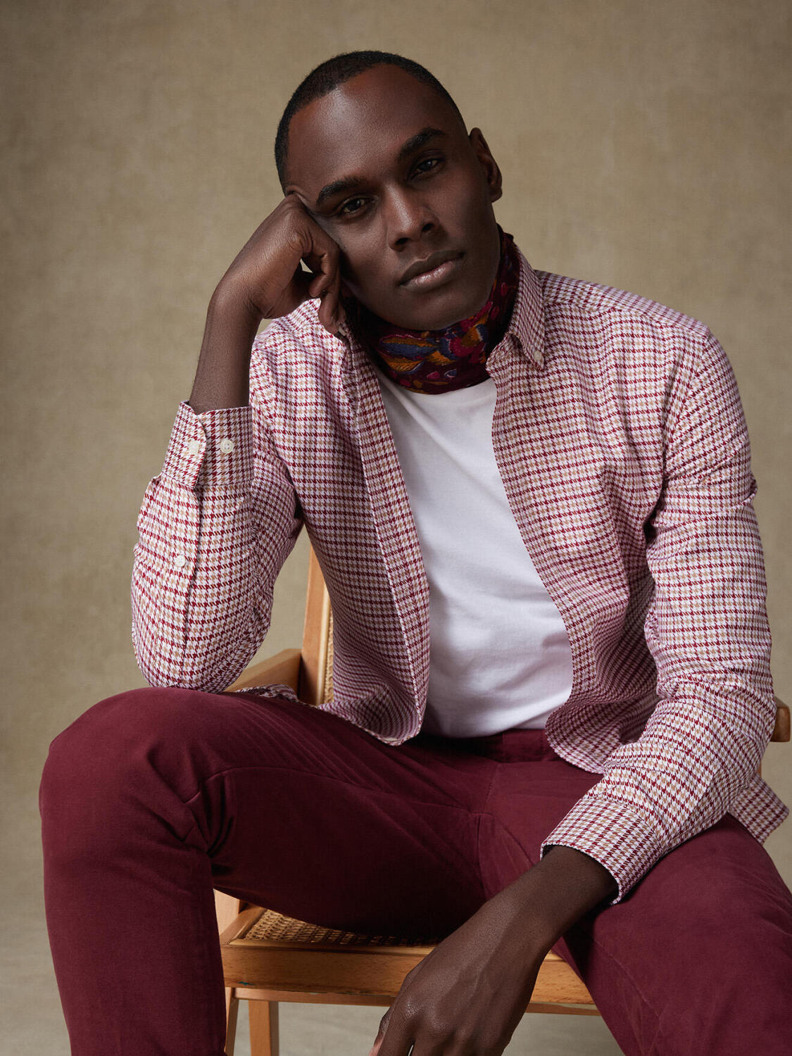 Conory geruit overhemd - Button down Kraag