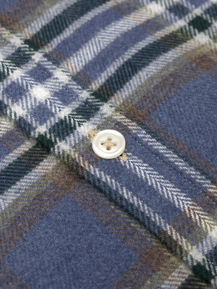 Camicia Coren in flanella - Cuello button-down