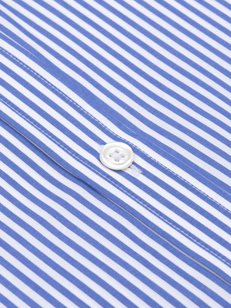 Camicia Davin a righe blu - Collo button-down