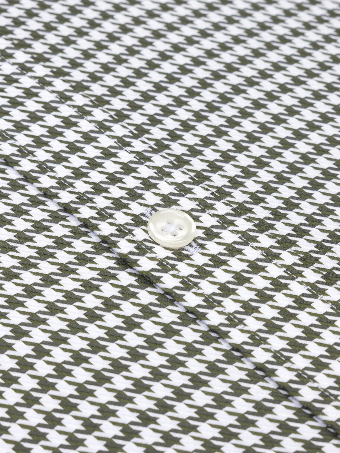 Dirk khaki Köperhemd - Button down Kragen