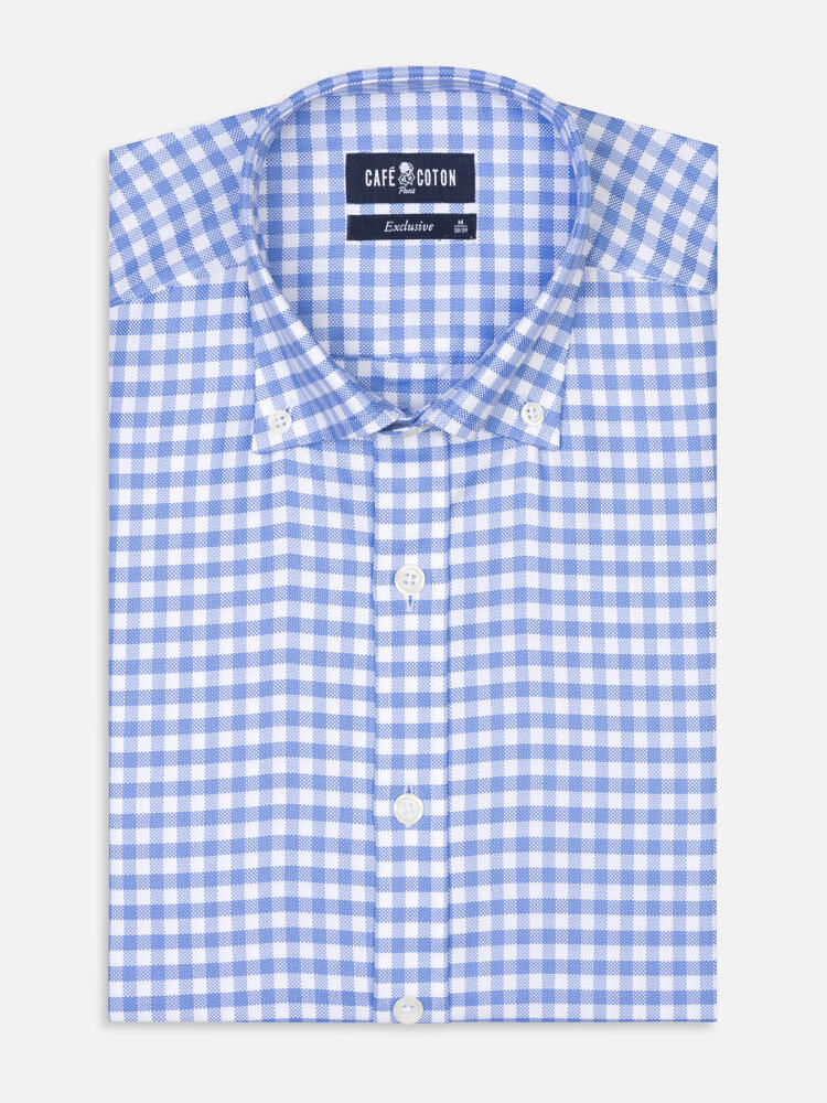 Dom sky Karohemd - Button down Kragen