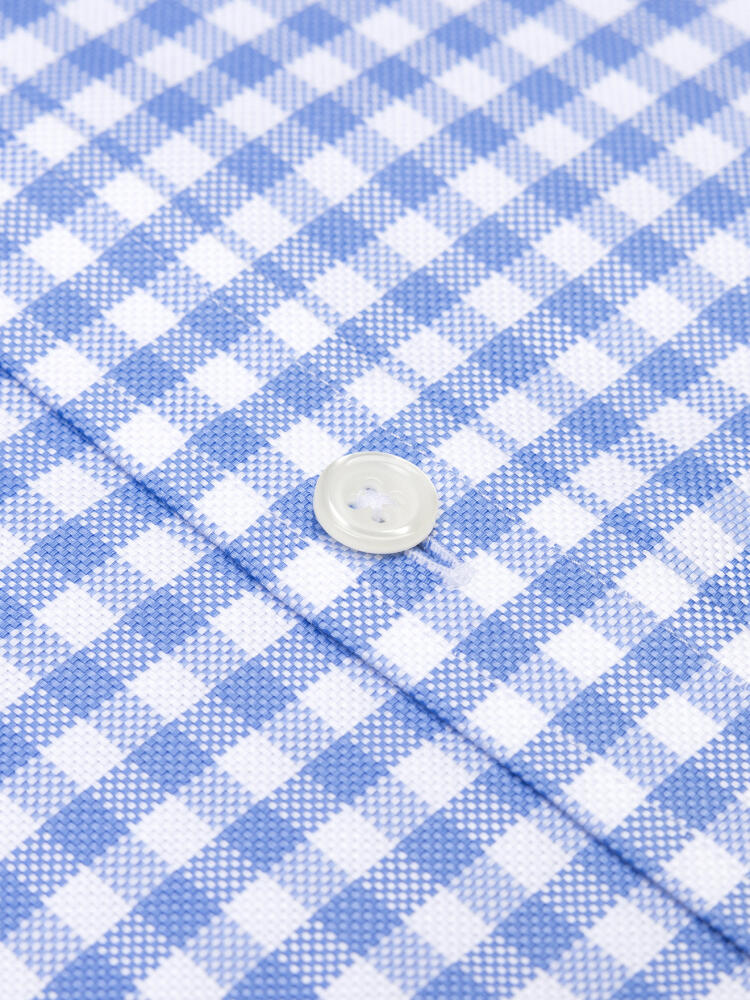 Dom sky Karohemd - Button down Kragen