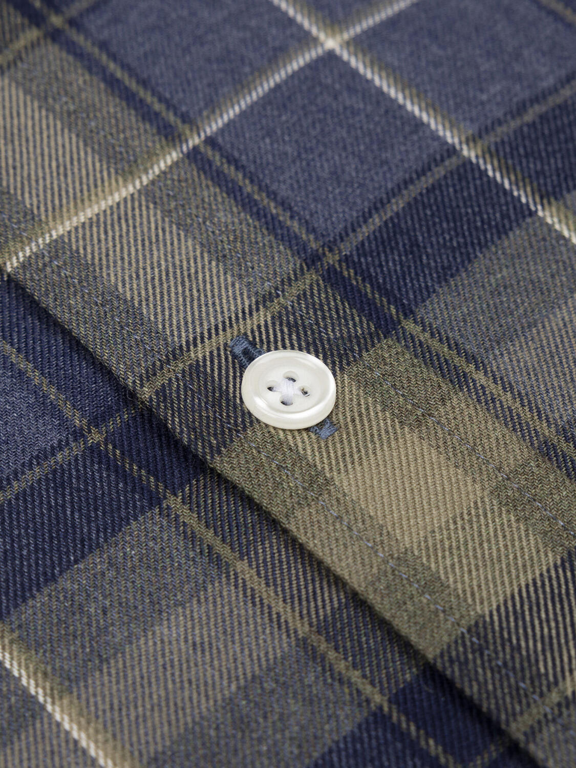 Camisa Don Tartan  - Cuello Abotonado