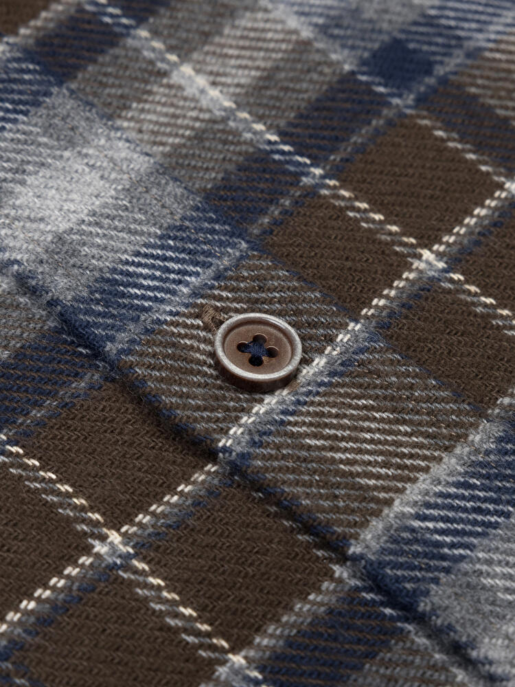 Chemise Ewan à motif tartan - Col Boutonné