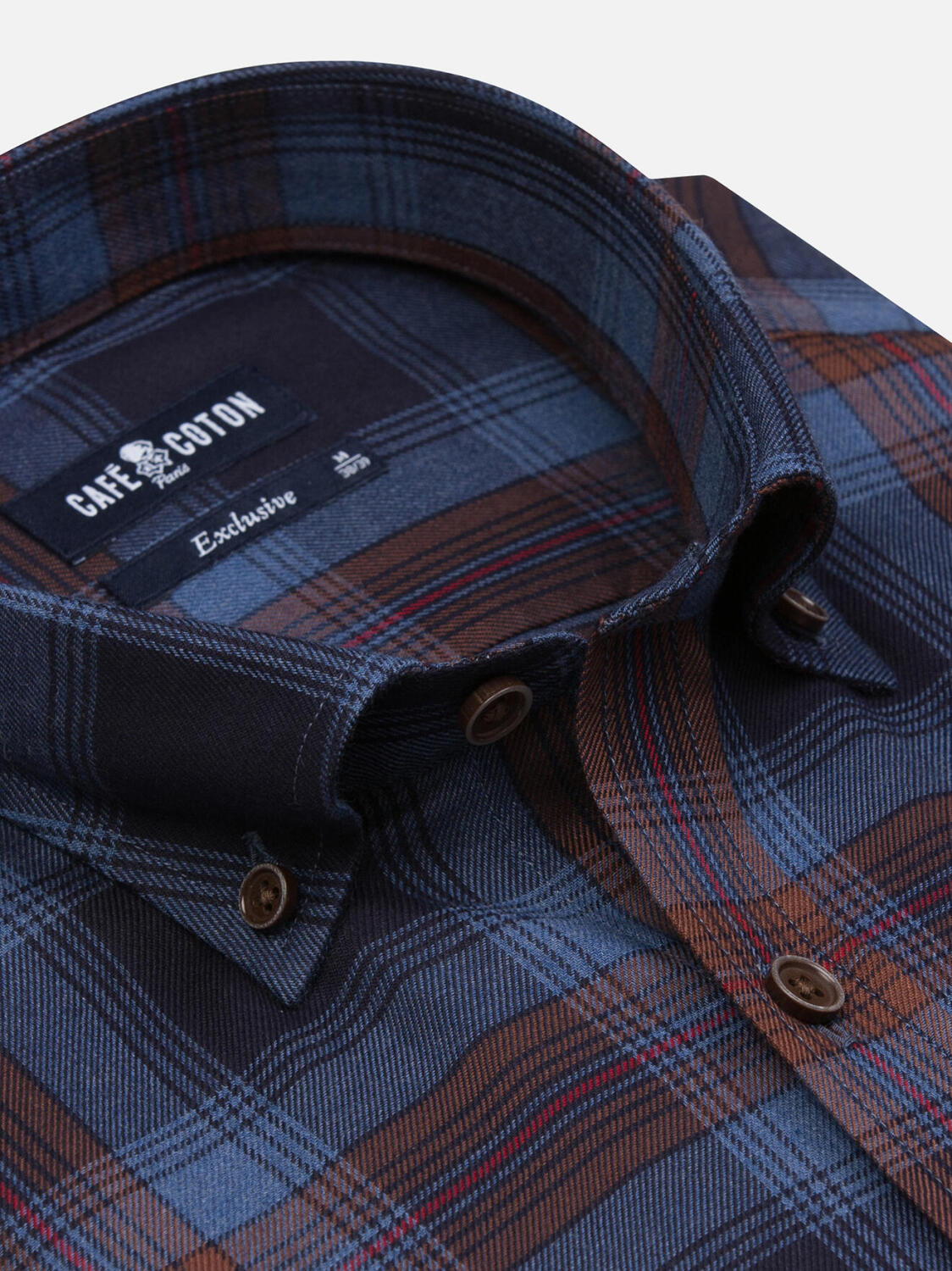 Gleen ruit overhemd - Button-down kraag