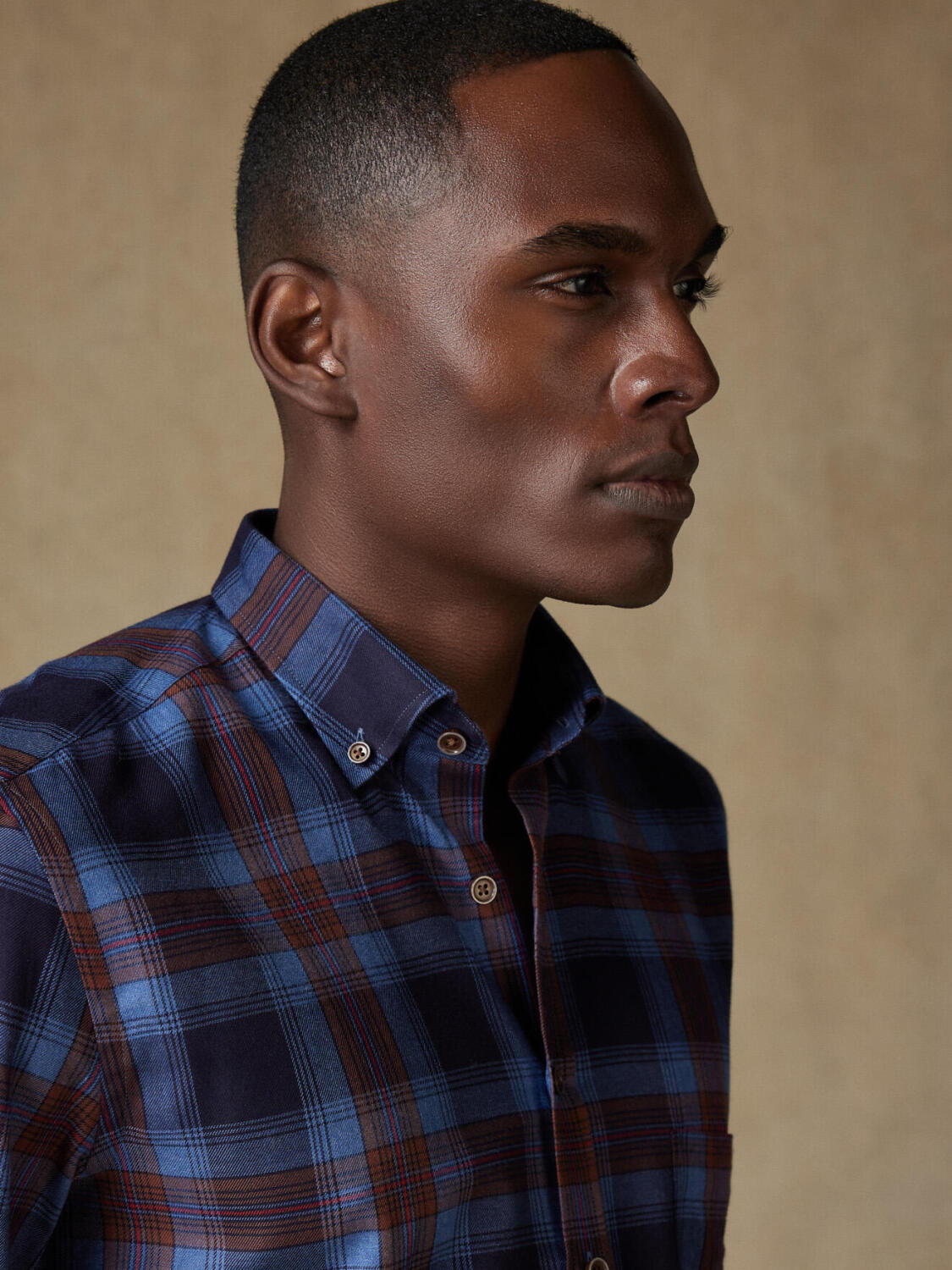 Gleen ruit overhemd - Button-down kraag