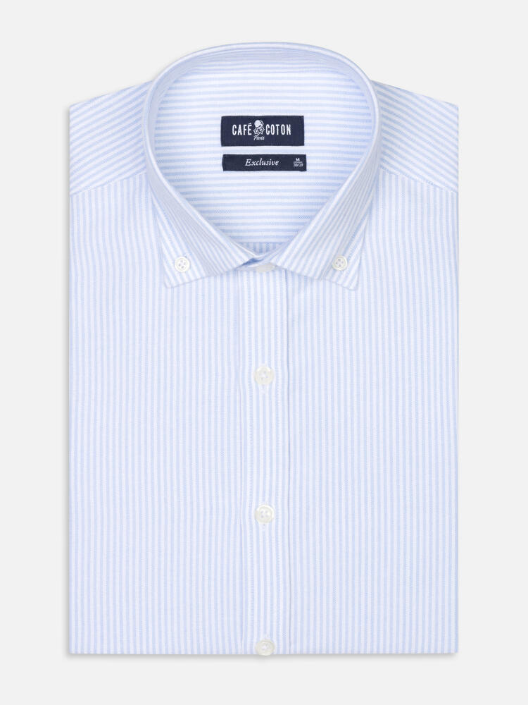 Grab Shirt in brushed oxford - Buttoned down collar