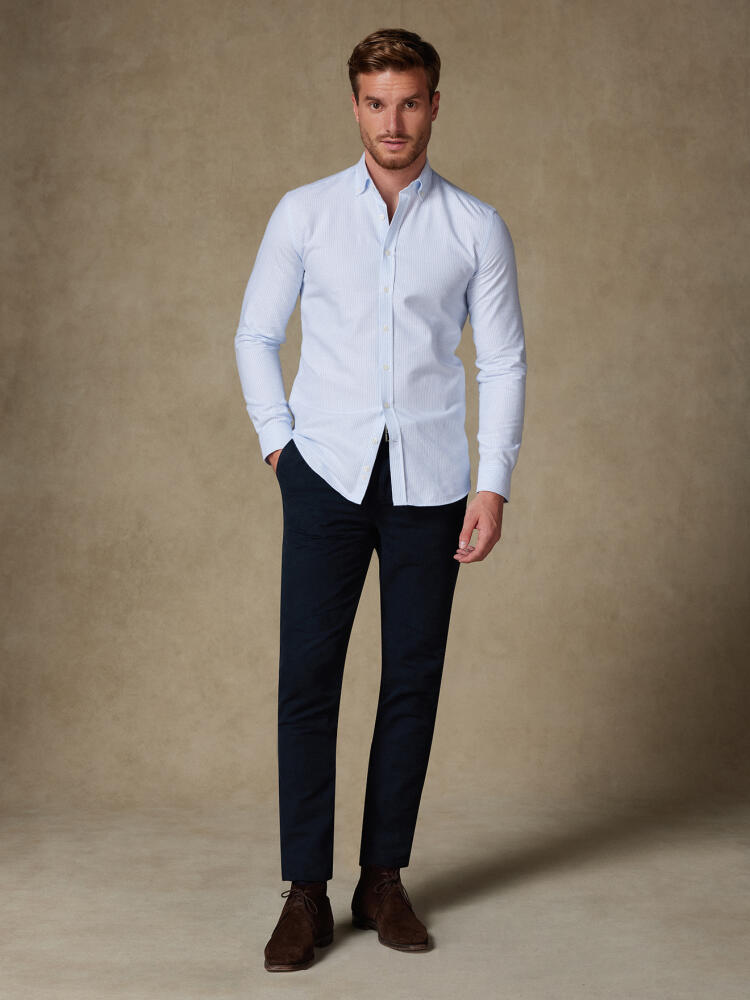 Grab Shirt in brushed oxford - Buttoned down collar