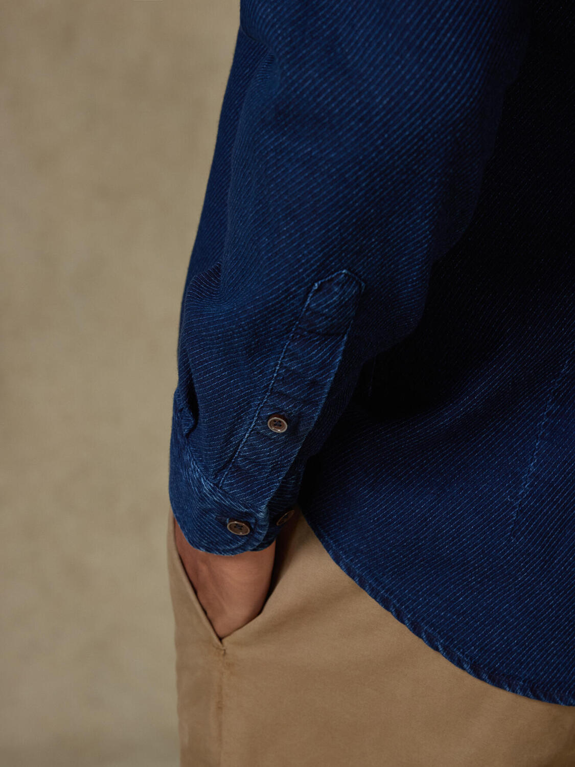 Hemd Hawke indigo - Button-Down-Kragen