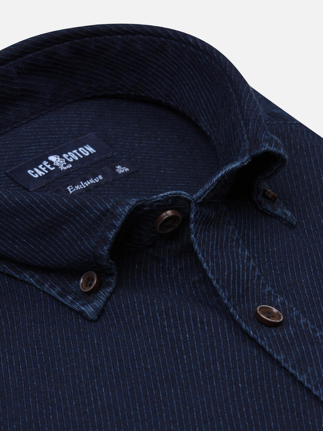 Hemd Hawke indigo - Button-Down-Kragen