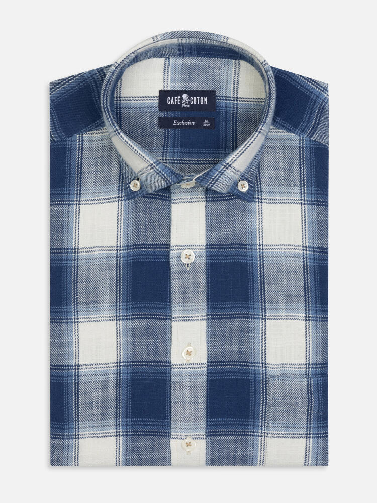 Chemise Horace à motif tartan - Col Boutonné