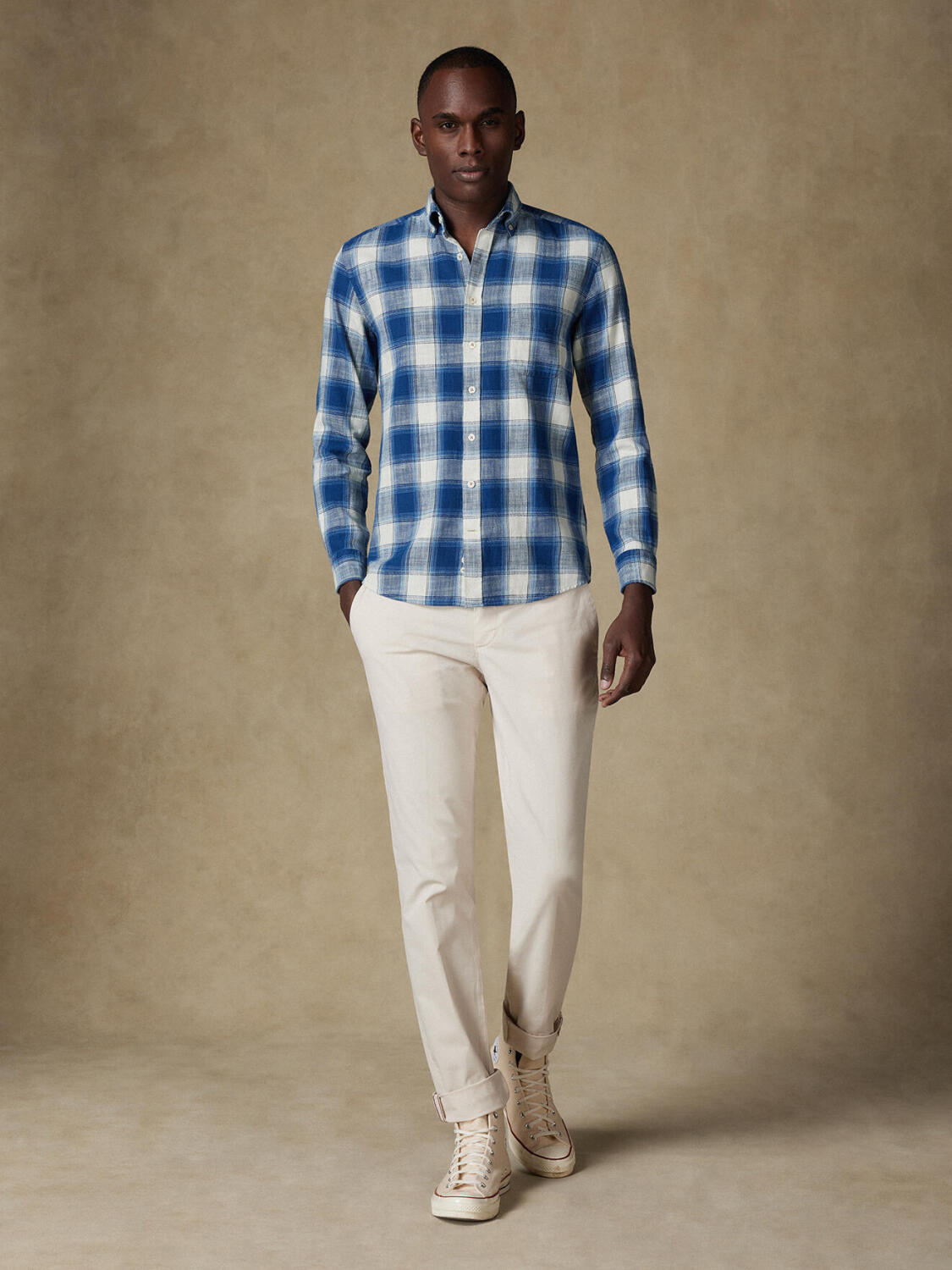 Horace ruitjesoverhemd  - Button-down kraag