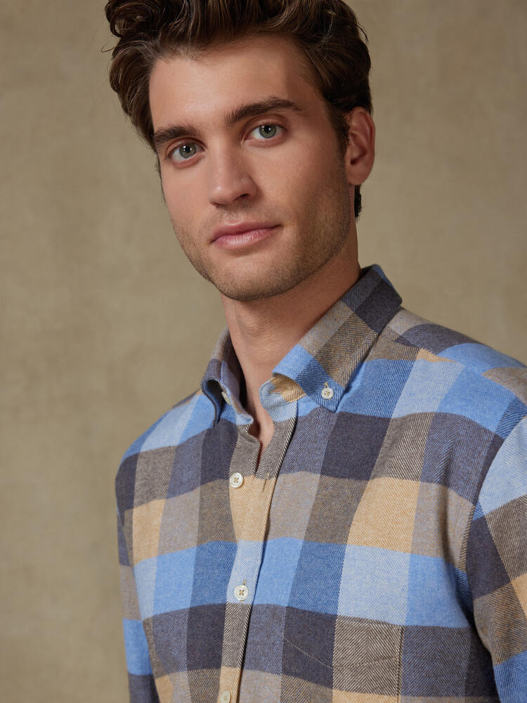 Hemd Howler aus Flanell - Button-Down-Kragen