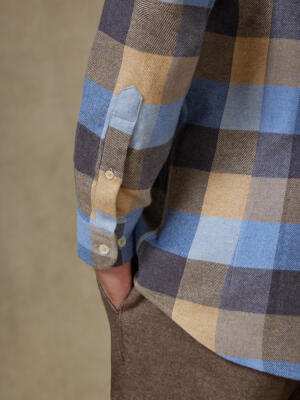 Hemd Howler aus Flanell - Button-Down-Kragen