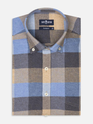 Hemd Howler aus Flanell - Button-Down-Kragen