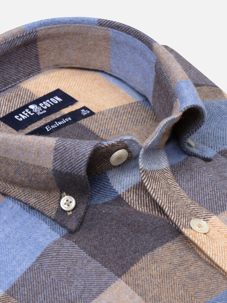 Hemd Howler aus Flanell - Button-Down-Kragen