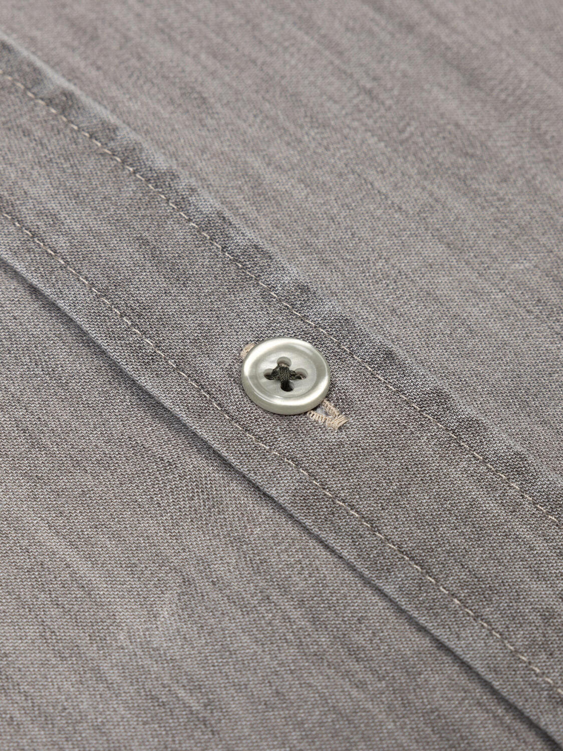 Camicia Joey in denim grigio - Con bottoni