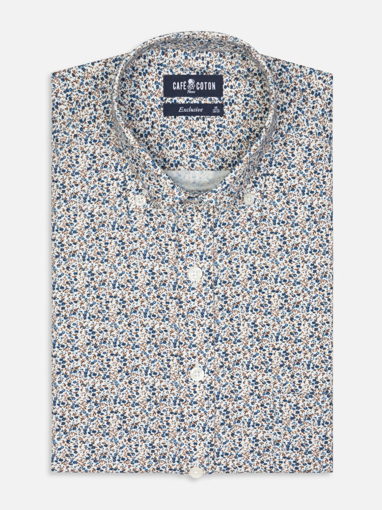 Chemise Mackays à imprimé floral - Col Boutonné