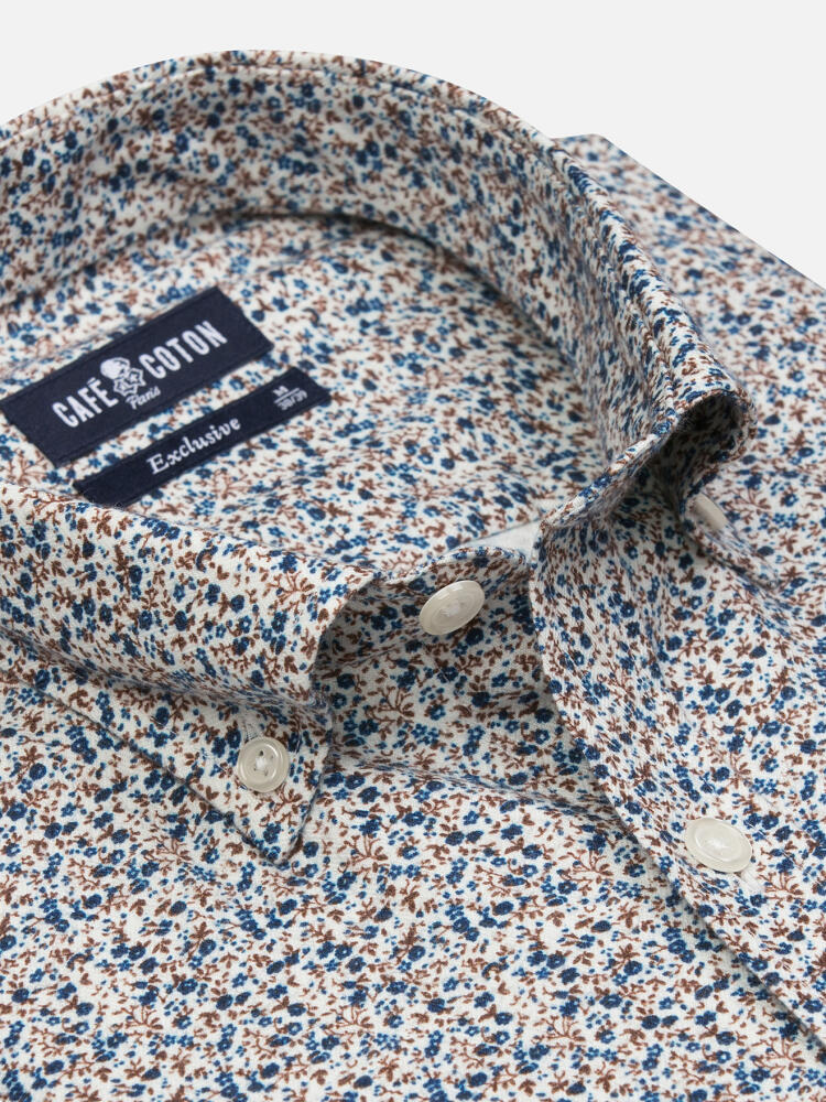 Camisa Mackays estampado floral - Cuello Abotonado