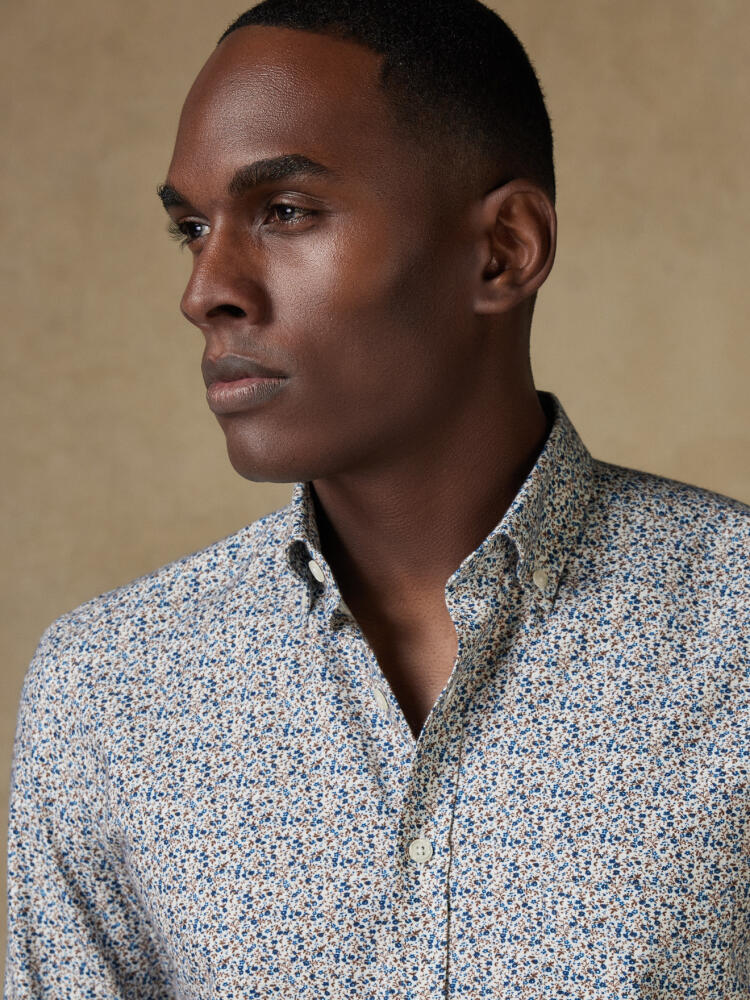 Camisa Mackays estampado floral - Cuello Abotonado