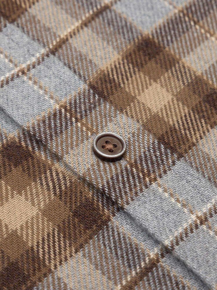 Chemise Neil à motif tartan - Col Boutonné