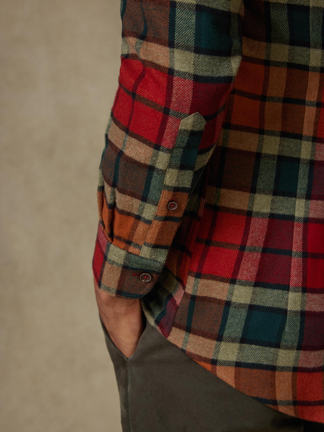 Nix flannel shirt - Button-down collar
