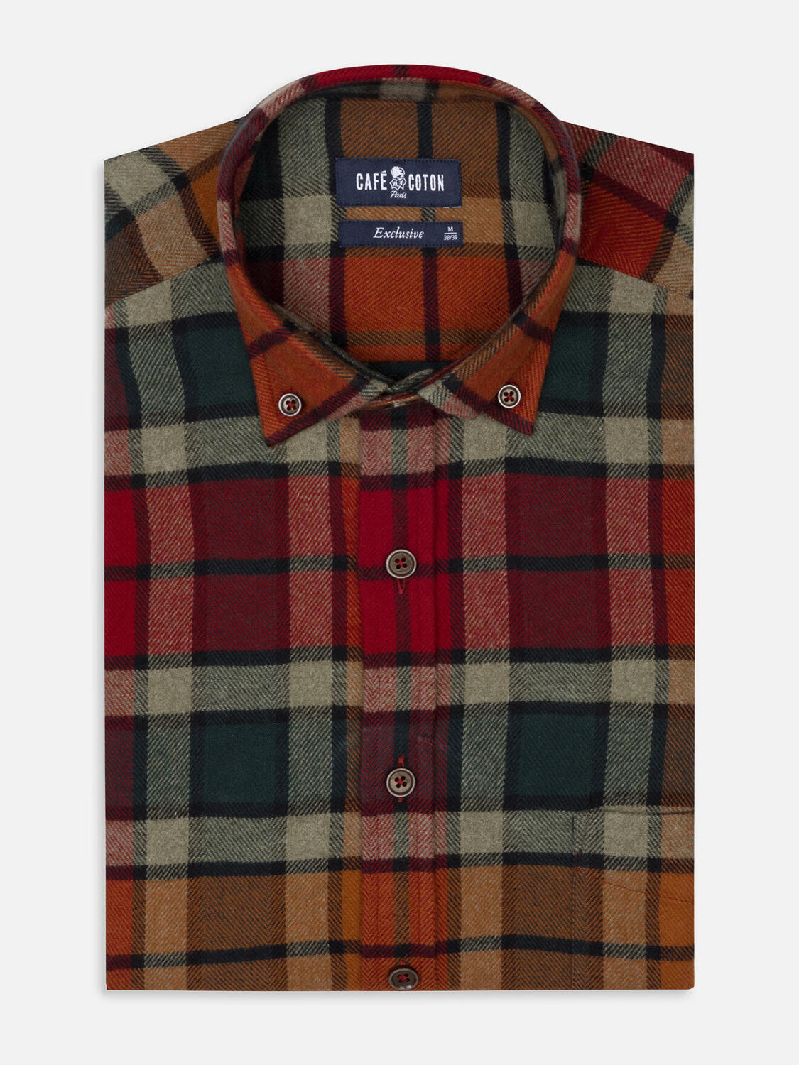 Nix flannel shirt - Button-down collar