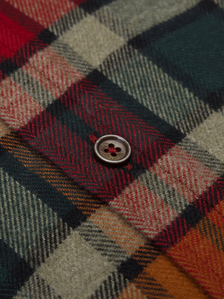 Overhemd Nix in flanel - Button-down kraag