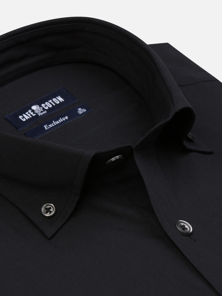 Button down Poplin shirt - Black