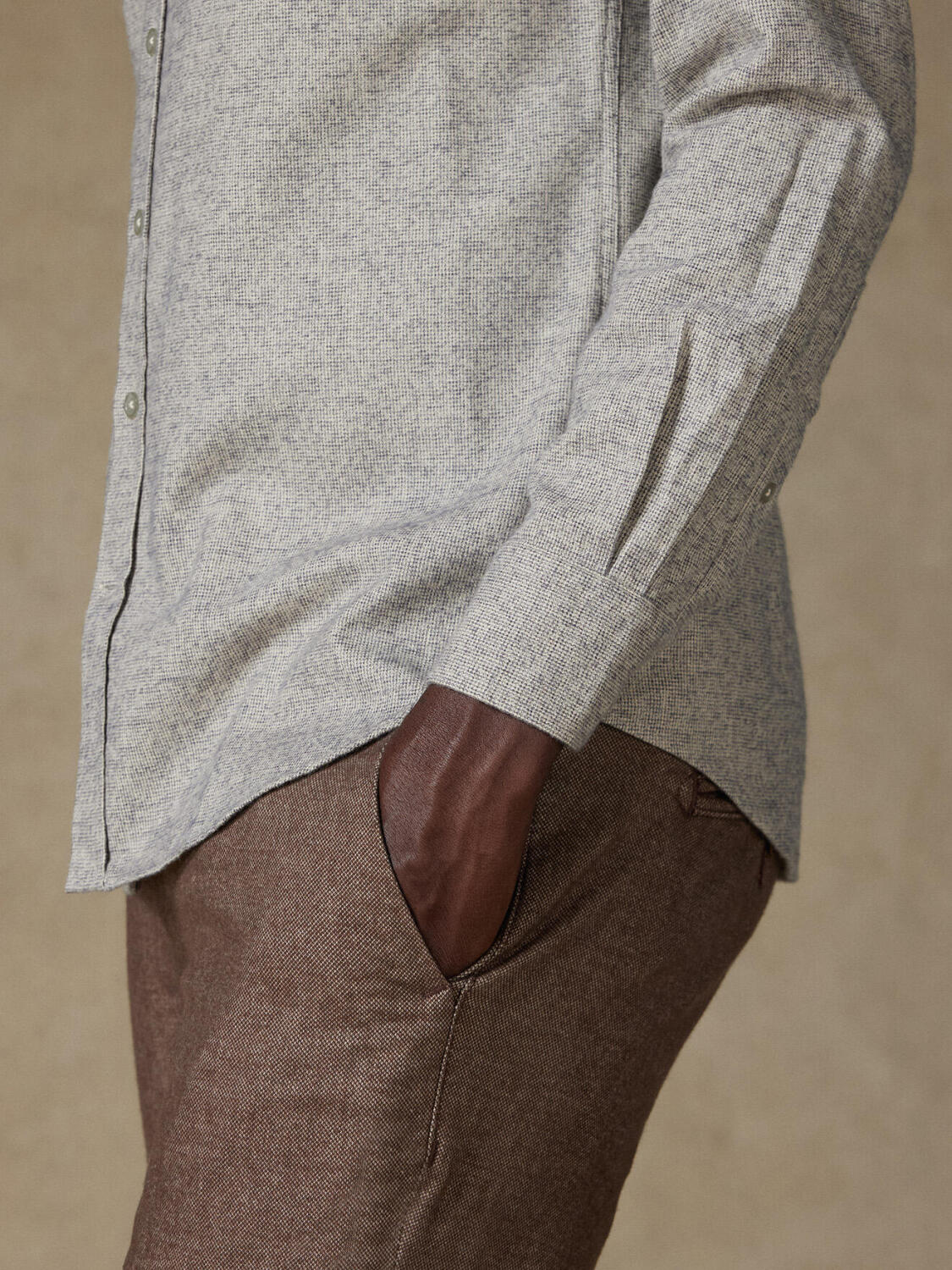 Bill FlanellHemd - Slim Fit - Button down Kragen